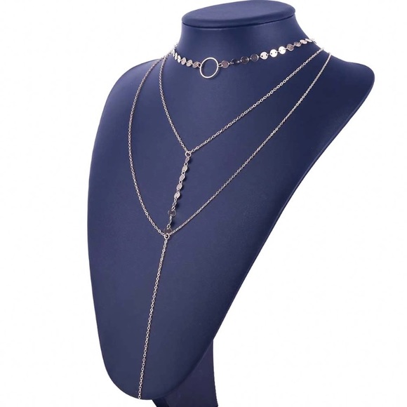 SILVER - SIGGY ♡ Layered Necklace - Picture 5 of 6